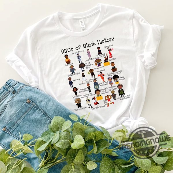 Abcs Of Black History Shirt Black History Month Shirt Black History Shirt Abc Of Black History Shirt Black Pride Shirt trendingnowe 1
