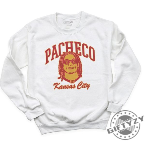Kansas City Football Pacheco Shirt Favorite Player 10 Tshirt Isiah Pacheco Sweatshirt Hc Football Hoodie Trendy Shirt giftyzy 1