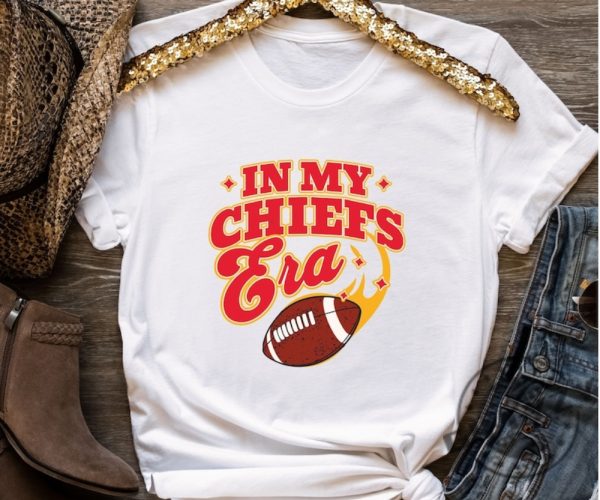 In My Chiefs Era Shirt Kansas City Football Tshirt Kc Football Chiefs Hoodie Chiefs Fan Gift Kc Game Sweatshirt Chiefs Jersey Kingdom Shirt giftyzy 2