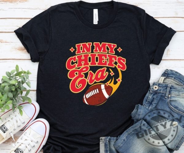 In My Chiefs Era Shirt Kansas City Football Tshirt Kc Football Chiefs Hoodie Chiefs Fan Gift Kc Game Sweatshirt Chiefs Jersey Kingdom Shirt giftyzy 4