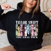 Taylor Swift Sweatshirt The Eras Tour Sweatshirt Vintage Taylor Swift Hoodie Girls Taylor Swift Sweatshirt Eras Tour Song List Unique revetee 1
