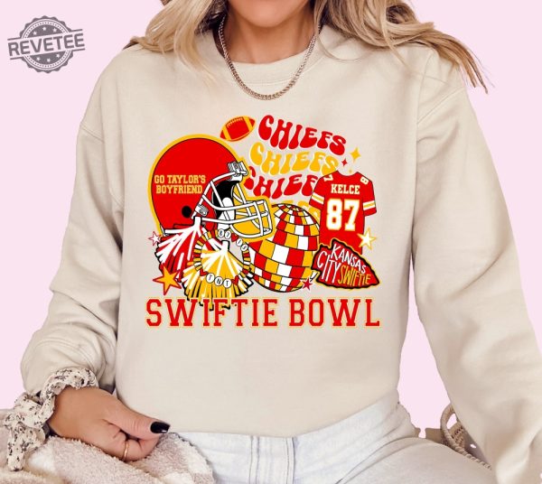 Go Taylors Boyfriend Sweatshirt Kansas City Swift Sweatshirt Football Sweatshirt Swifti Bowl Sweatshirt Go Taylors Boyfriend Tshirt Unique revetee 1
