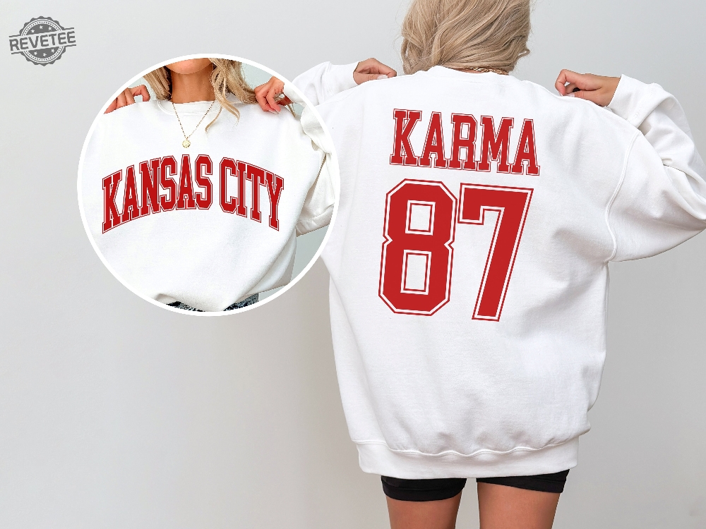Karma Sweatshirt Kansas City Sweatshirt Chiefs Sweatshirt Kansas City Chiefs Sweatshirt Kansas City Chiefs Sweatshirt Vintage Unique