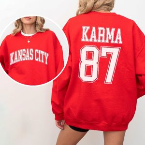 Karma Sweatshirt Kansas City Sweatshirt Chiefs Sweatshirt Kansas City Chiefs Sweatshirt Kansas City Chiefs Sweatshirt Vintage Unique revetee 2