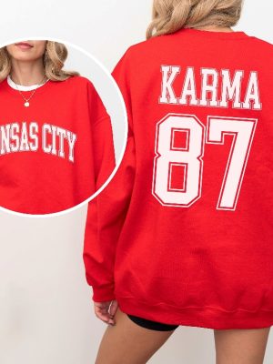 Karma Sweatshirt Kansas City Sweatshirt Chiefs Sweatshirt Kansas City Chiefs Sweatshirt Kansas City Chiefs Sweatshirt Vintage Unique revetee 2