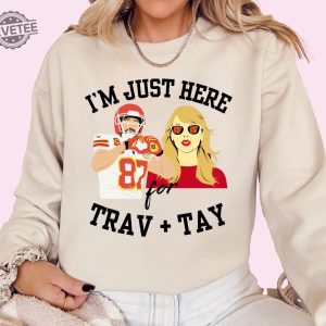 In My Kelce Era Sweatshirt Super Bowl Swift Kansas City Sweatshirt Taylor And Travis Football Womens Chiefs Sweatshirt Valentines Sweatshirt Unique revetee 3