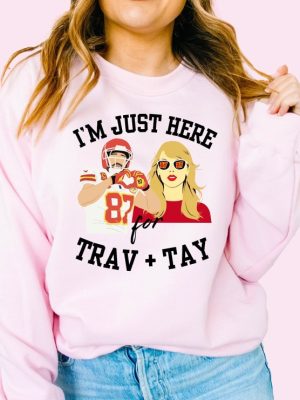 In My Kelce Era Sweatshirt Super Bowl Swift Kansas City Sweatshirt Taylor And Travis Football Womens Chiefs Sweatshirt Valentines Sweatshirt Unique revetee 4