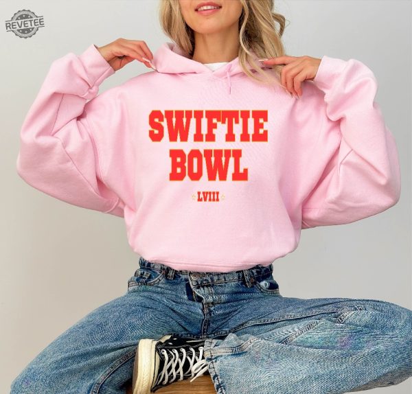 Swiftie Bowl 2024 Taylor Swift Football Sweatshirt Swiftie Super Bowl Taylors Version Taylor Swift Super Bowl Party Taylor Swift Super Bowl Shirt Unique revetee 3