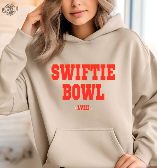 Swiftie Bowl 2024 Taylor Swift Football Sweatshirt Swiftie Super Bowl Taylors Version Taylor Swift Super Bowl Party Taylor Swift Super Bowl Shirt Unique revetee 4