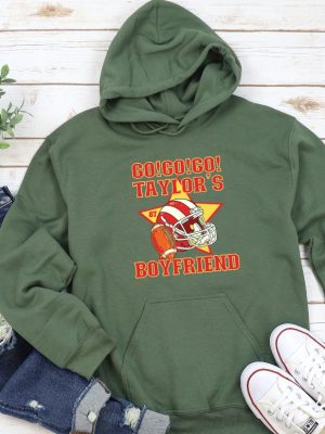 Go Go Taylors Boyfriend Jersey Unisex Hoodie Sweatshirt Taylor Swift Cute Swiftie Sweatshirt Go Taylors Boyfriend Tshirt Unique revetee 3