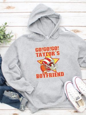 Go Go Taylors Boyfriend Jersey Unisex Hoodie Sweatshirt Taylor Swift Cute Swiftie Sweatshirt Go Taylors Boyfriend Tshirt Unique revetee 4