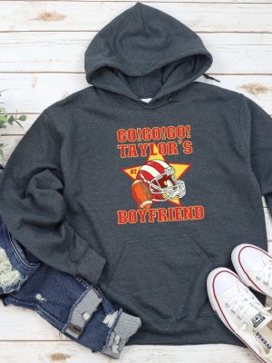 Go Go Taylors Boyfriend Jersey Unisex Hoodie Sweatshirt Taylor Swift Cute Swiftie Sweatshirt Go Taylors Boyfriend Tshirt Unique revetee 7