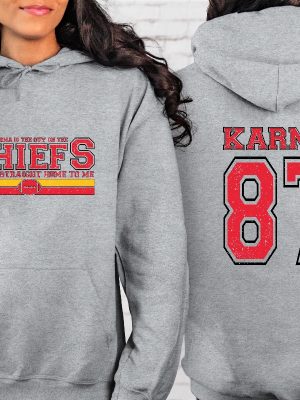 Karma Is The Guy On The Chiefs Sweatshirt Karma Is The Guy On The Chiefs T Shirt Karma Is The Guy On The Chiefs Shirt Unique revetee 4