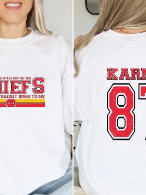 Karma Is The Guy On The Chiefs Sweatshirt Karma Is The Guy On The Chiefs T Shirt Karma Is The Guy On The Chiefs Shirt Unique revetee 5