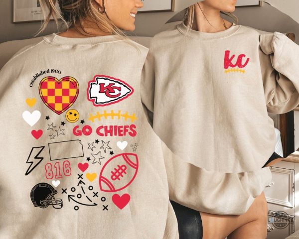 chiefs game day sweatshirt kansas city chiefs tshirt sweatshirt hoodie mens womens nfl kc funny tee gift for fans laughinks 1 1