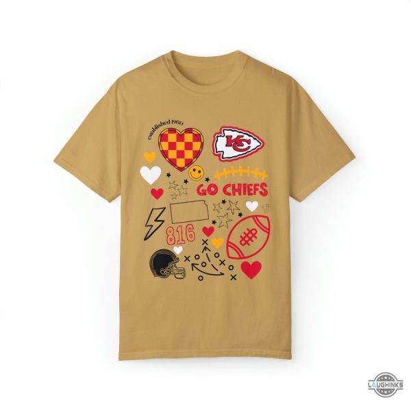 chiefs game day shirt front design only kansas city chiefs tshirt sweatshirt hoodie mens womens nfl kc funny tee gift for fans laughinks 1 6
