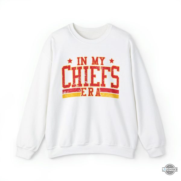in my chiefs era sweatshirt front design only kansas city chiefs tshirt sweatshirt hoodie mens womens nfl kc funny tee gift for fans laughinks 1 7