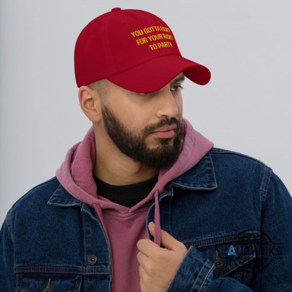 chiefs championship hat afc super bowl fight for your right to party embroidered baseball cap kansas city football dad hat travis kelce laughinks 1