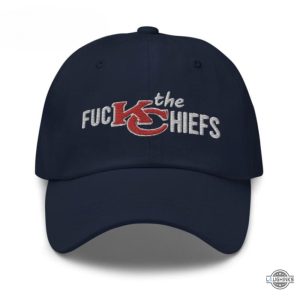 fuck the chiefs hat funny fuck kc chiefs football embroidered classic baseball cap kansas city afc championship vintage dad hats laughinks 2