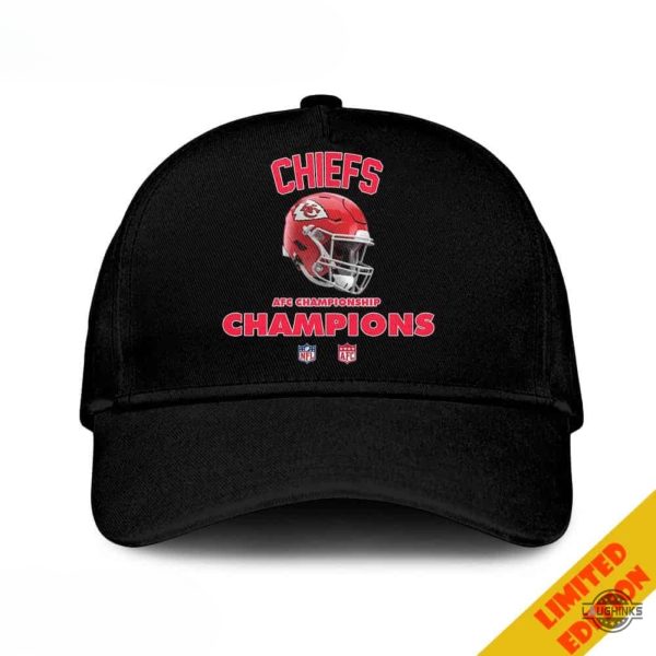 chiefs afc championship hat kansas city chiefs helmet winners season 2023 2024 classic embroidered baseball cap super bowl dad hats laughinks 1