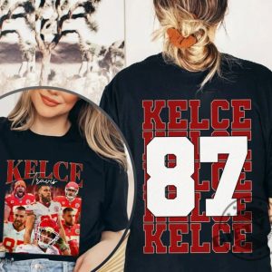 Travis Kelce Shirt Football Kc Jersey Tshirt In My Kelce Era Sweatshirt Travis Kelce Hoodie Football Shirt giftyzy 3