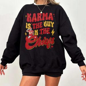 Karma Is The Guy On The Chiefs Shirt Chiefs Afterparty Chiefs Are All In Shirt Karma Is The Guy On The Chiefs T Shirt Chiefs Championships Unique revetee 3 1
