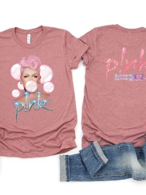 Pnk Pink Singer Summer Carnival 2024 Tour Shirt P Nk Summer Carnival 2024 P Nk 2024 Tour P Nk Just Like Fire P Nk Songs P Nk Merch Unique revetee 3