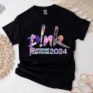 Pnk Pink Singer Summer Carnival 2024 Tour Shirt P Nk Summer Carnival 2024 P Nk 2024 Tour P Nk Just Like Fire P Nk Songs P Nk Merch Unique revetee 6 3