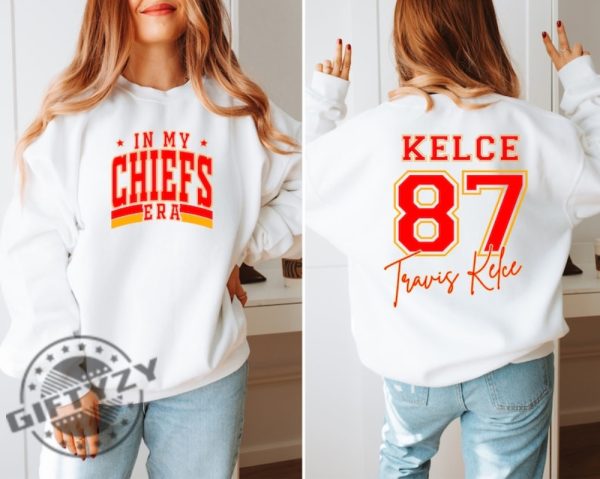 Karma Is The Guy On The Chiefs Shirt Chiefs Era Tshirt Go Taylors Boyfriend Hoodie Chiefs Karma Sweatshirt Kansas City Football Gift giftyzy 1