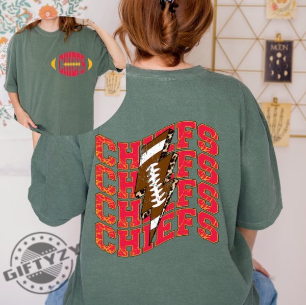 Vintage Style Chiefs Football Shirt Kansas City Football Sweatshirt Womens Mens Hoodie Chiefs Tshirt Funny Gift giftyzy 5