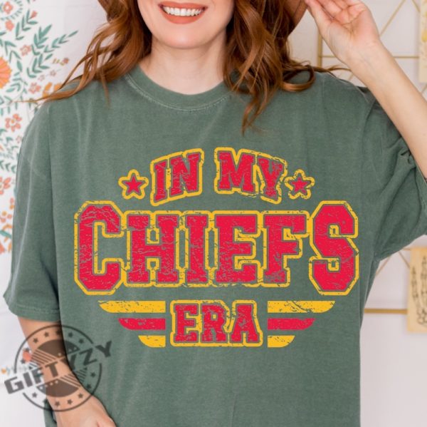 In My Chiefs Era Shirt Football Chiefs Sweatshirt Chiefs Tshirt Football Chiefs Fan Hoodie Trendy Shirt giftyzy 4