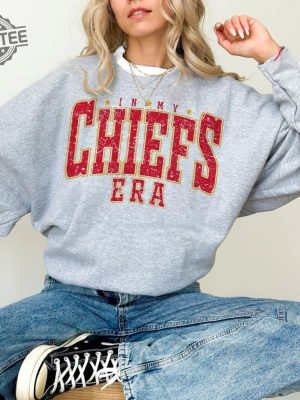 Kansas City Chief Era Shirt Kc Chiefs Football Shirt Kelce Eras American Football Shirt Travis Kelce Shirt Football Fan Gifts Unique revetee 3