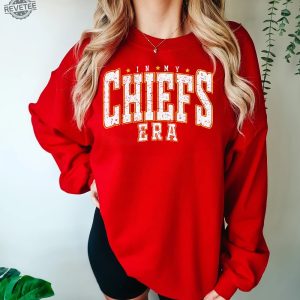 Kansas City Chief Era Shirt Kc Chiefs Football Shirt Kelce Eras American Football Shirt Travis Kelce Shirt Football Fan Gifts Unique revetee 5