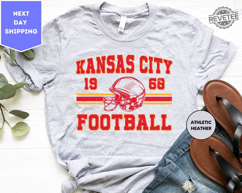 Vintage Kansas City Football Tshirt Vintage Kansas City Football Jersey Shirt Retro Kansas City Football Shirt Unique