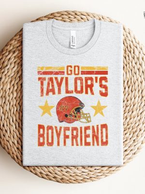 Super Bowl T Shirt Kansas City Chiefs Kelce Swiftie Football Tee 49Ers Football Game Lucky 13 Go Taylor Swift Boyfriend Shirt Super Bowl Tee Unique revetee 5