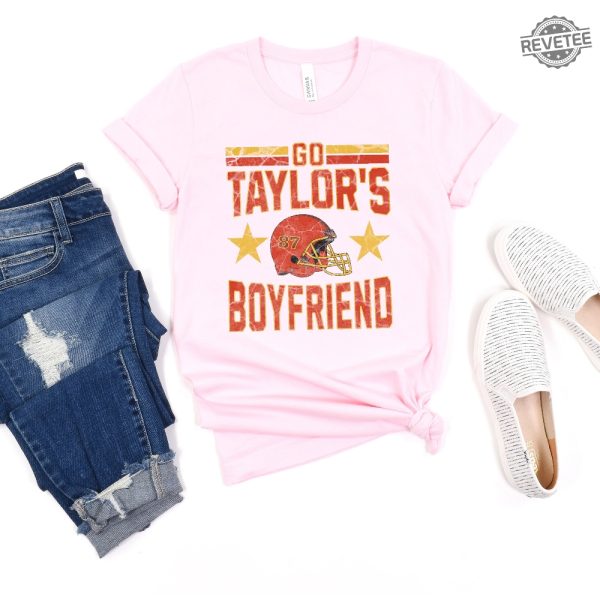 Super Bowl T Shirt Kansas City Chiefs Kelce Swiftie Football Tee 49Ers Football Game Lucky 13 Go Taylor Swift Boyfriend Shirt Super Bowl Tee Unique revetee 7