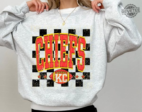 Chiefs Kc Retro Sweatshirt Kansas City Apparel Chiefs Shirt Chiefs Sweatshirt Kansas City Afc Champs Kansas City Sweatshirt Unique revetee 1