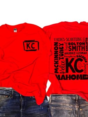 Kansas City Chiefs T Shirt Kc Chiefs Sunday Football Football Shirt Mahomes Kelce T Shirt Kc Apparel Kansas City Football Tee Unique revetee 3