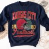 Vintage Style Kansas City Football Crewneck Sweatshirt90s Sports Bootleg Style Shirt Football Shirt Game Day Crewneck Unique revetee 1