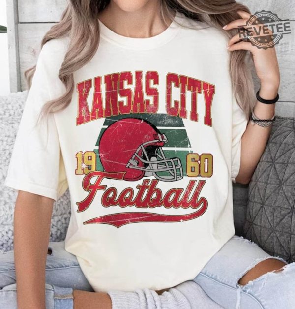 Vintage Style Kansas City Football Crewneck Sweatshirt90s Sports Bootleg Style Shirt Football Shirt Game Day Crewneck Unique revetee 2