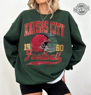 Vintage Style Kansas City Football Crewneck Sweatshirt90s Sports Bootleg Style Shirt Football Shirt Game Day Crewneck Unique revetee 3