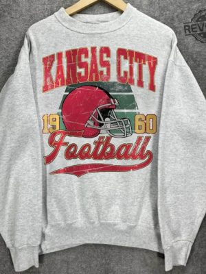 Vintage Style Kansas City Football Crewneck Sweatshirt90s Sports Bootleg Style Shirt Football Shirt Game Day Crewneck Unique revetee 4