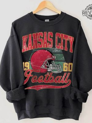 Vintage Style Kansas City Football Crewneck Sweatshirt90s Sports Bootleg Style Shirt Football Shirt Game Day Crewneck Unique revetee 5