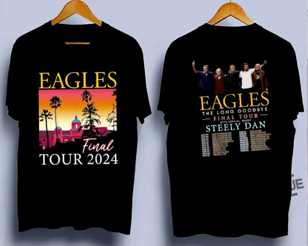 The Eagles 2024 Tour Shirt Eagles Long Goodbye Tour 2024 Shirt The Eagles Band Sweatshirt The Eagles 2024 Tour Shirt trendingnowe 3