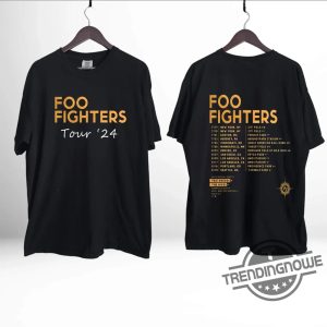 Foo Fighters 2024 Tour Shirt Everything Or Nothing At All Tour 2024 Shirt Foo Fighters Tour Shirt 2024 Shirt Music Tour Shirt trendingnowe 2