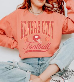 Vintage Style Kansas City Football Shirt Kansas City Football Sweatshirt Kansas City Playoff Tshirt Unisex Hoodie Trendy Shirt giftyzy 5