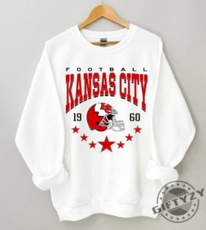 Kansas City Football Shirt Vintage Style Kansas City Football Crewneck Sweatshirt Football Tshirt Kansas City Hoodie Kansas City Fan Gifts giftyzy 5