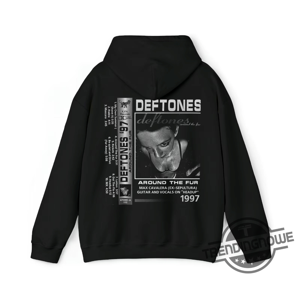 Deftones Hoodie Deftones Shirt Sweatshirt Hoodie Deftones Around The Fur Shirt Deftones Around The Fur Cat Band Shirt