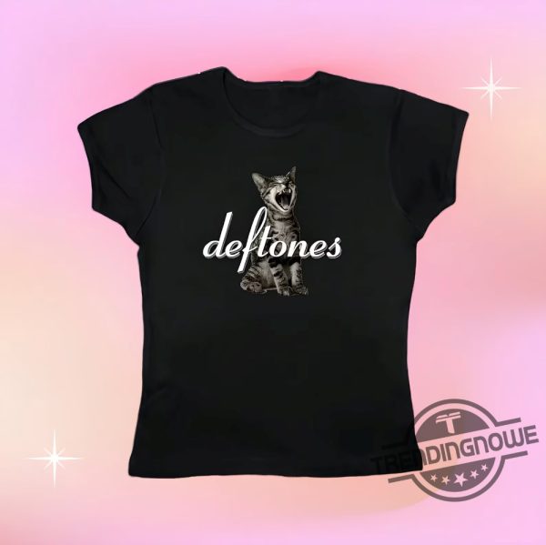 Deftones Shirt Deftones Band Baby Shirt Deftones Cat Album Merch Shirt Chino Moreno Deftones 90S Music Alternative Rock Shirt trendingnowe 1