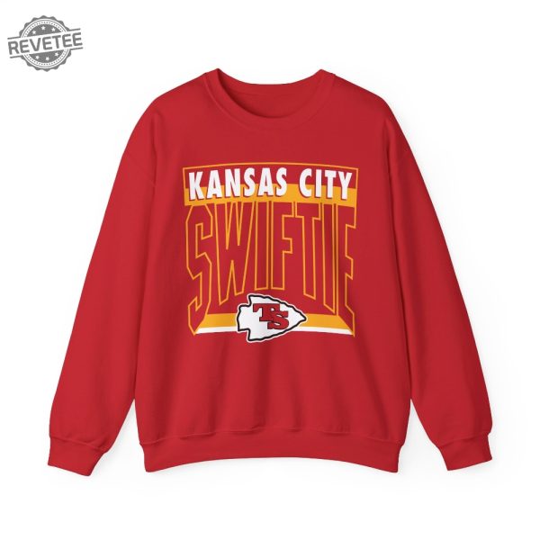 Retro Kansas City Swiftie Travis Taylor Sweatshirt Travis Kelce Message To Taylor Swift Go Taylors Boyfriend Shirt Unique revetee 2